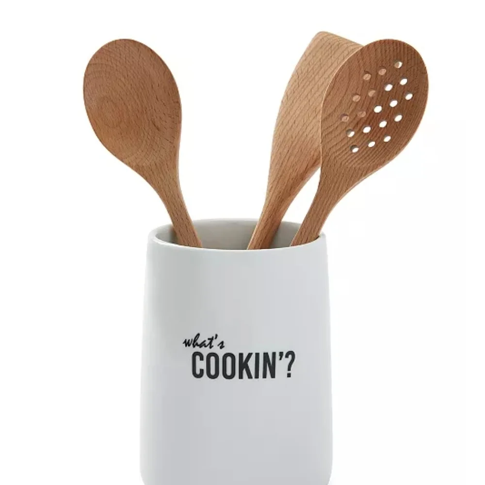 Utensil Holder - White Ceramic - Macy's